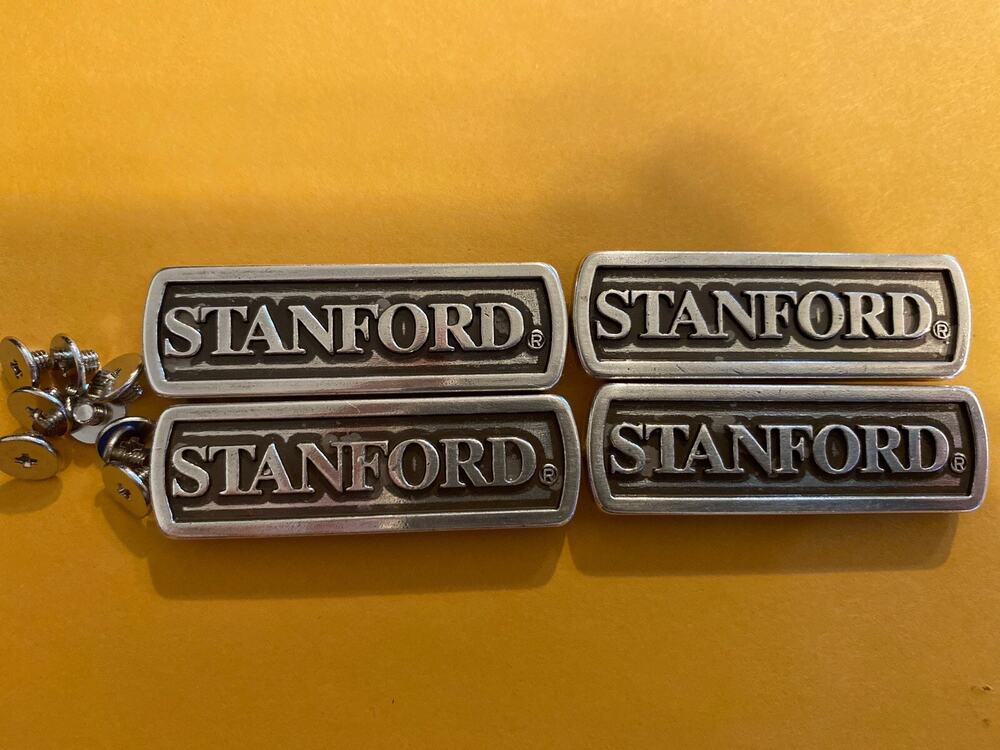 Lot Of 4 Stanford University Conchos With Screws 2” Wide